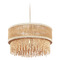 Kalco Lighting Kalco Lighting Naturale Jute Pendant Light with Drum Shade 524855JT
