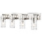 Z-Lite Fontaine Polished Nickel Bathroom Light by Z-Lite 3035-4V-PN