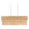 Kalco Lighting Kalco Lighting Naturale Jute Island Light with Oval Shade 524861JT