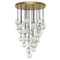 Alora Lighting Alora Lighting Marni Natural Brass LED Multi-Light Pendant with Globe Shade MP321230NB