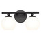 Z-Lite Z-Lite Neoma Matte Black Bathroom Light 1100-2V-MB