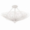 Crystorama Lighting Crystorama Lighting Doral Matte White Semi-Flushmount Light DOR-B7706-MT_CEILING