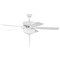 Craftmade Lighting Pro Plus 211 52-Inch LED Fan in White by Craftmade Lighting P211W5-52WWOK