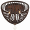 Crystorama Lighting Crystorama Lighting Duval Forged Bronze Flushmount Light DUV-620-FB