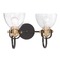 Minka Lavery Monico Bronze with Brass Bathroom Light by Minka Lavery 3362-416