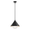 Alora Lighting Alora Lighting Remy Matte Black Pendant Light with Globe Shade PD485214MBOP