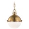 Visual Comfort Signature Collection Chapman & Myers Adrian Large Globe Pendant in Brass by Visual Comfort Signature CHC5490ABWG