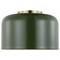 Visual Comfort Studio Collection Visual Comfort Studio Collection Malone Olive & Satin Brass Flushmount Light 7505401-145
