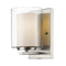 Z-Lite Willow Brushed Nickel Sconce by Z-Lite 426-1S-BN