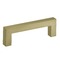 Seattle Hardware Co Satin Brass Cabinet Pull 3-3/4-Inch Center to Center Pack of 10 HW2-414-SBB *10 PACK* KIT