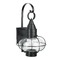 Norwell Lighting Classic Onion Black Outdoor Wall Light 1512-BL-CL