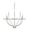HomePlace by Capital Lighting Greyson 8-Light Chandelier in Brushed Nickel by HomePlace by Capital Lighting 428581BN
