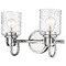 Z-Lite Kinsley Chrome Bathroom Light by Z-Lite 340-2V-CH