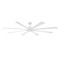 Modern Forms by WAC Lighting Modern Forms Size Matters Matte White Ceiling Fan Without Light FR-W2403-84-MW