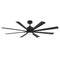 Modern Forms by WAC Lighting Modern Forms Size Matters Matte Black LED Ceiling Fan with Light FR-W2403-65L-MB