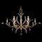 Fine Art Lamps Fine Art Lamps Beveled Arcs Gold Leaf Crystal Chandelier 761640ST