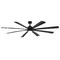 Modern Forms by WAC Lighting Modern Forms Size Matters Matte Black LED Ceiling Fan with Light FR-W2403-84L-MB