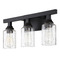 Craftmade Lighting Chicago Flat Black Bathroom Light by Craftmade Lighting 53103-FB