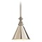 Visual Comfort Signature Collection E.F. Chapman Boston Pendant in Polished Nickel by Visual Comfort Signature SL5125PNSLDPN