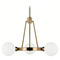 Visual Comfort Studio Collection Visual Comfort Studio Collection Clybourn Satin Brass Chandelier 3161603-848