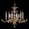 Fine Art Lamps Fine Art Lamps Beveled Arcs Gold Leaf Crystal Chandelier 762640ST
