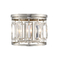 Z-Lite Mersesse Brushed Nickel Flush Mount by Z-Lite 6007F-BN