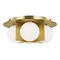 Visual Comfort Modern Collection Sean Lavin Orbel LED Flush Mount in Brass by Visual Comfort Modern 700FMOBLR-LED930