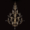 Fine Art Lamps Fine Art Lamps Beveled Arcs Gold Leaf Crystal Chandelier 767240ST