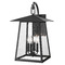 Z-Lite Z-Lite Rainer Black Outdoor Wall Light 5015B-BK