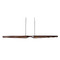 Kuzco Lighting Kuzco Lighting Dakota Walnut LED Island Light LP21647-WT-UNV