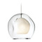 Visual Comfort Modern Collection Mini Jasper MonoRail Pendant in Nickel & Clear by Visual Comfort Modern 700MOJASCS