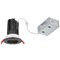 Recesso Lighting by Dolan Designs 2'' LED Canless 15W Black/Black Recessed Downlight 2700K 24Deg IC Rated By Recesso RL02-15W24-27-W/BK SMOOTH TRM