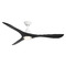 Modern Forms by WAC Lighting Modern Forms Carve Matte White & Matte Black LED Ceiling Fan with Light FR-D2504-60L-MW/MB