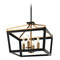 Matteo Lighting Matteo Lighting Mavonshire Black & Aged Gold Brass Pendant Light C67004BKAG