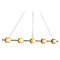 Kuzco Lighting Kuzco Lighting Elixir Brushed Gold LED Island Light with Globe Shade LP15548-BG-UNV