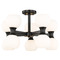 Z-Lite Z-Lite Artemis Matte Black Semi-Flushmount Light 494-10SF-MB