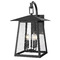 Z-Lite Z-Lite Rainer Black Outdoor Wall Light 5015XL-BK