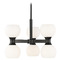 Z-Lite Z-Lite Artemis Matte Black Chandelier 494-6MB
