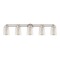 Design Classics Lighting Satin Nickel Bathroom Light 706-09 GL1027-CLR