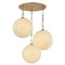 Troy Lighting Troy Lighting Bramble Patina Brass LED Multi-Light Pendant with Globe Shade F1826-PBR
