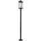 Z-Lite Portland Black Post Light by Z-Lite 531PHBXLR-567P-BK