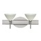 Besa Lighting Besa Lighting Domi Satin Nickel LED Bathroom Light 2SW-1743KR-LED-SN