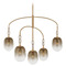 Troy Lighting Troy Lighting Harvey Patina Brass LED Chandelier F2542-PBR