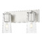 Z-Lite Z-Lite Titus Brushed Nickel Bathroom Light 826-2V-BN