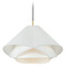 Troy Lighting Troy Lighting Edna Vintage Gold Leaf LED Pendant Light with Conical Shade F2825-VGL