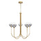 Eurofase Lighting Lissa 5-Light LED Chandelier in Gold by Eurofase Lighting 48922-029