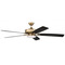 Craftmade Lighting Super Pro 112 60-Inch LED Fan in Satin Brass by Craftmade Lighting S112SB5-60BWNFB