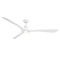 Modern Forms by WAC Lighting Modern Forms Carve Matte White LED Ceiling Fan with Light FR-D2504-72L-MW