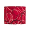 Design Classics Lighting Red and Grey Drum Lamp Shade with Spider Assembly SH9518