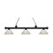Z-Lite Riviera Matte Black Billiard Light by Z-Lite 200-3MB-PWH